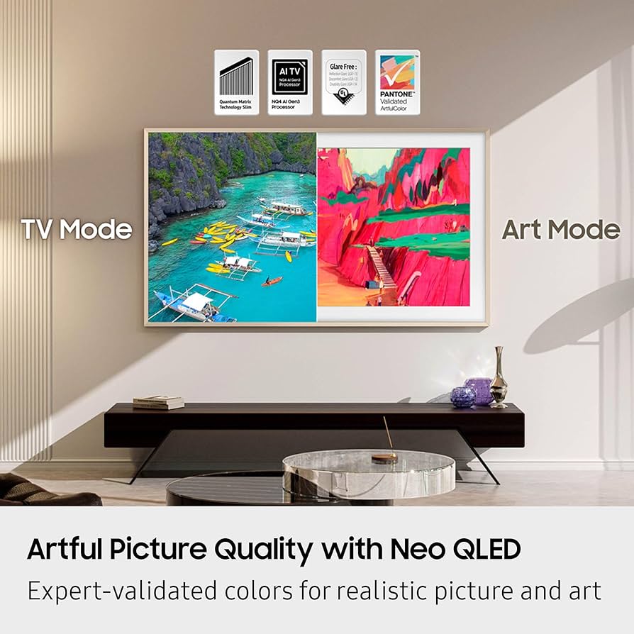SAMSUNG TELEVISION 65" 4K QLED THE FRAME PRO
