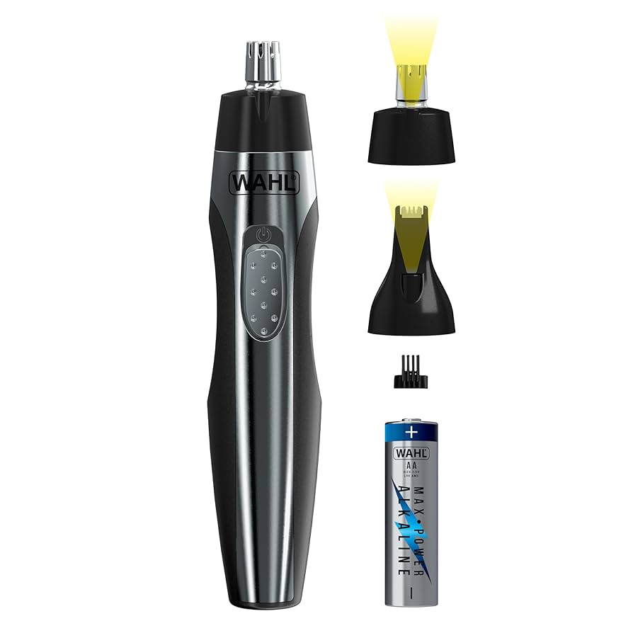 WAHL NOSE TRIMMER SILVER & BLACK (DISPLAY 20 PCS) - BATTERY