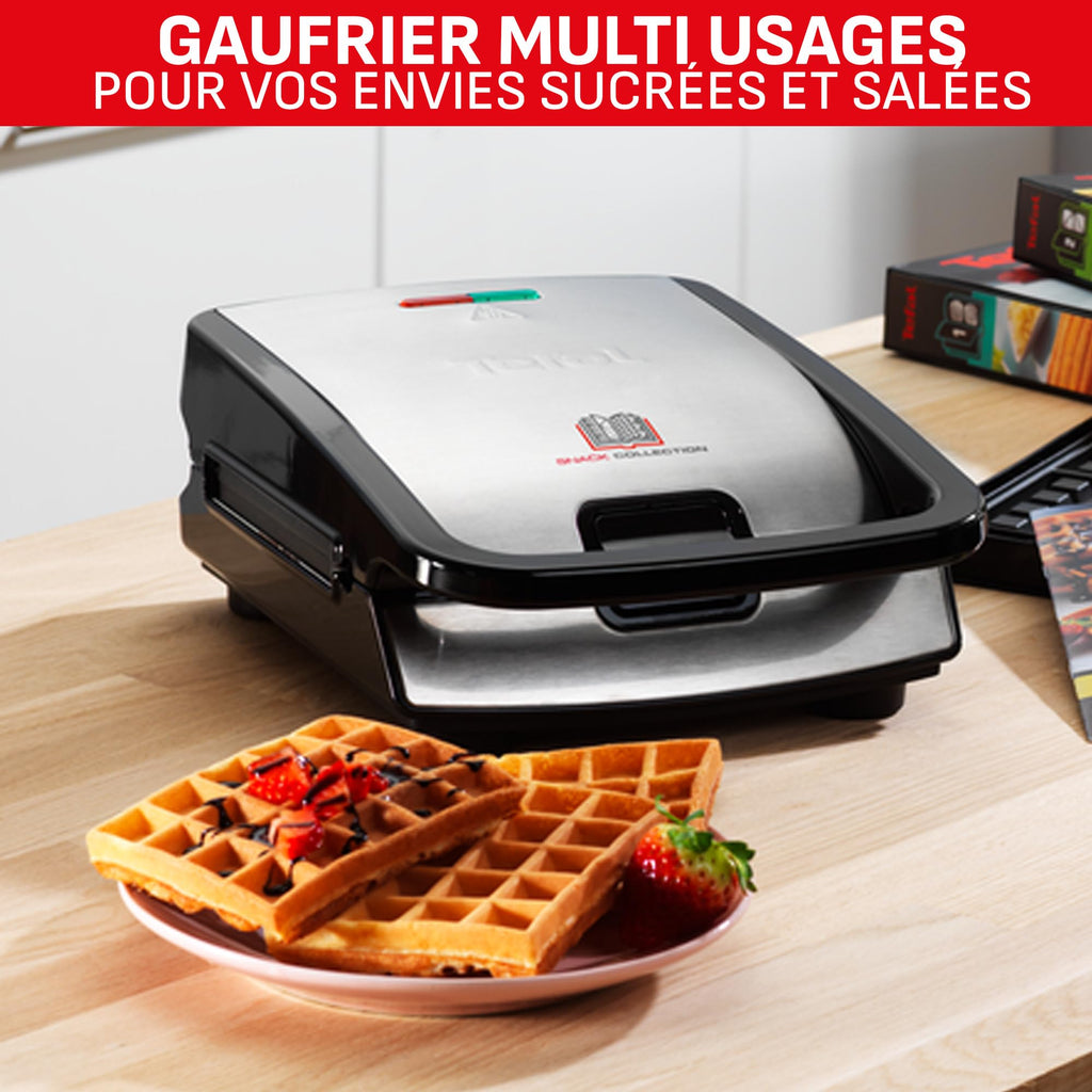 TEFAL MULTIFUNCTIONAL SANDWICH/WAFFLE MAKER SW853D12