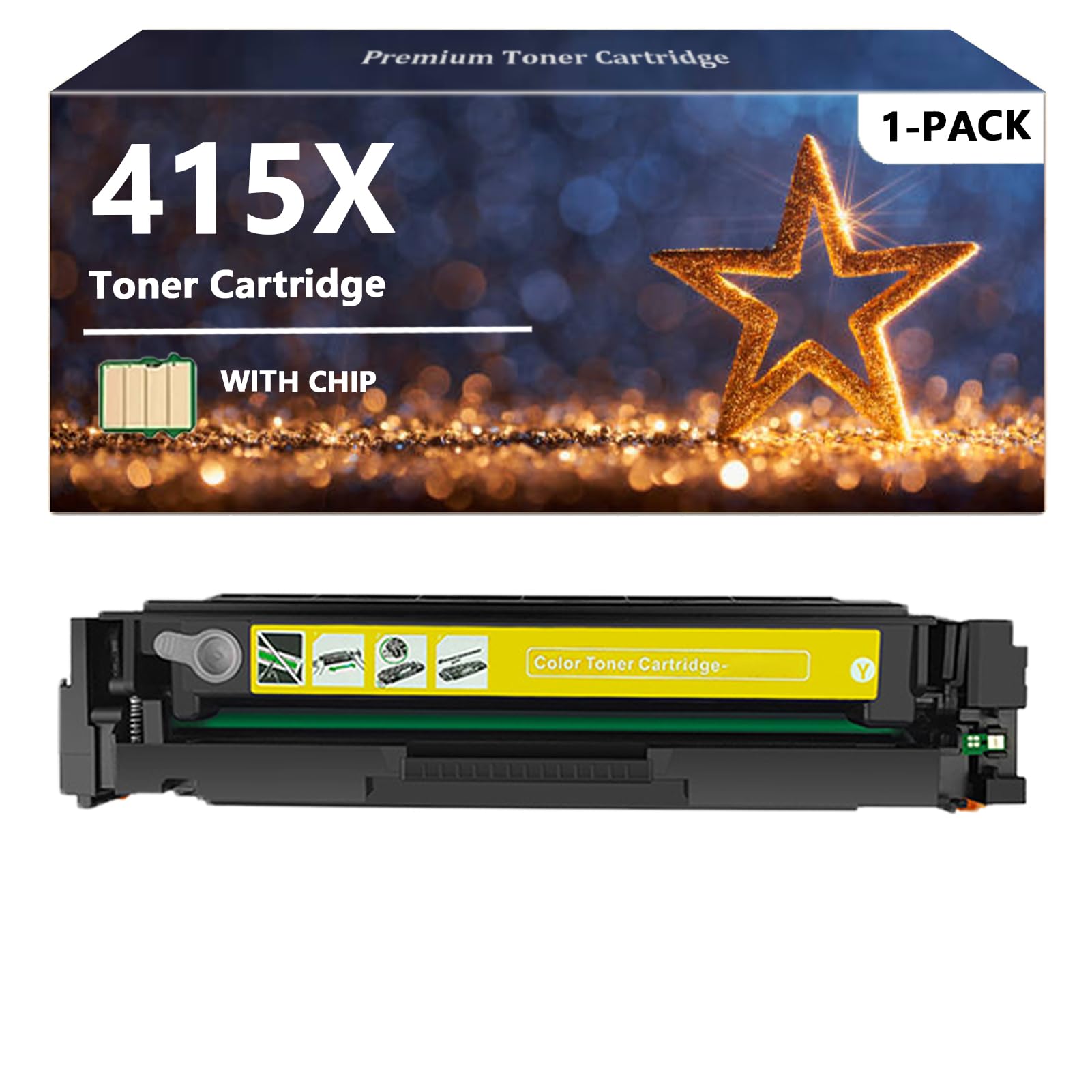 HP 415X Yellow LaserJet Toner Cartridge