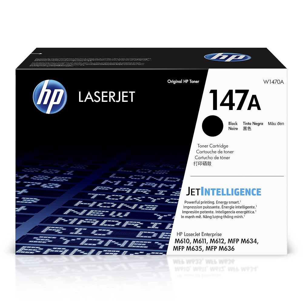 HP 147A Black LaserJet Toner Cartridge