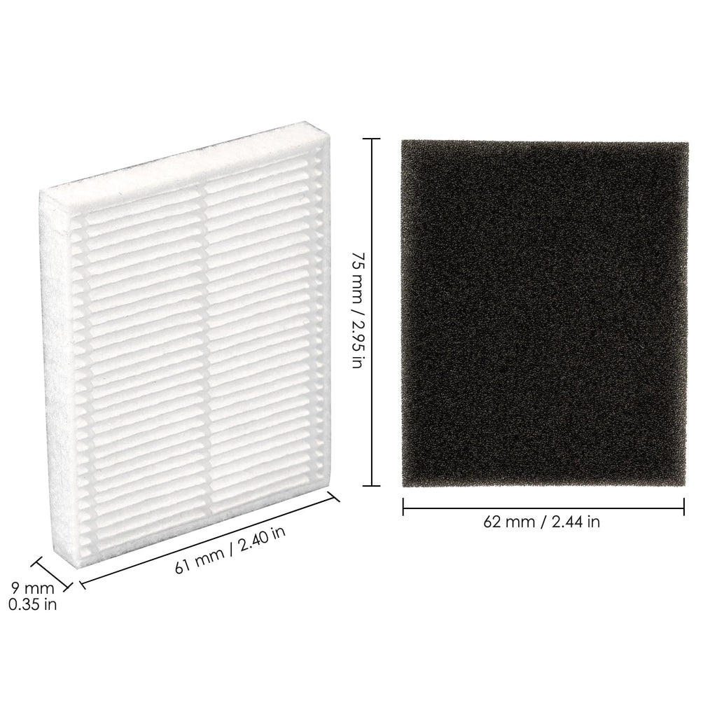 Replacement Washable Filter for Robot Vacuum, Compatible with L50, L60, L60 SES, L50 SES, G50, G50 Hybrid T29C7121