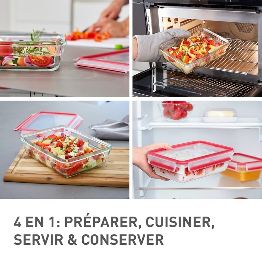 TEFAL GLASS STORAGE BOX 0.45L MASTERSEAL