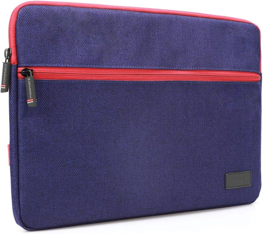 Promate Lightweight Sleeve with Water Repellent Protective Fabric PORTFOLIO-S.BLUE PRO-BG-PORTFOLIO-S.BLUE