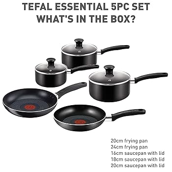 TEFAL SET FRYPAN/SAUCEPAN (B472S544)