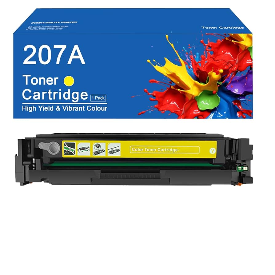 HP 207A Yellow LaserJet Toner Cartridge
