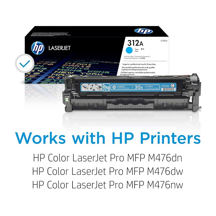 HP 312A Cyan Original LaserJet Toner Car