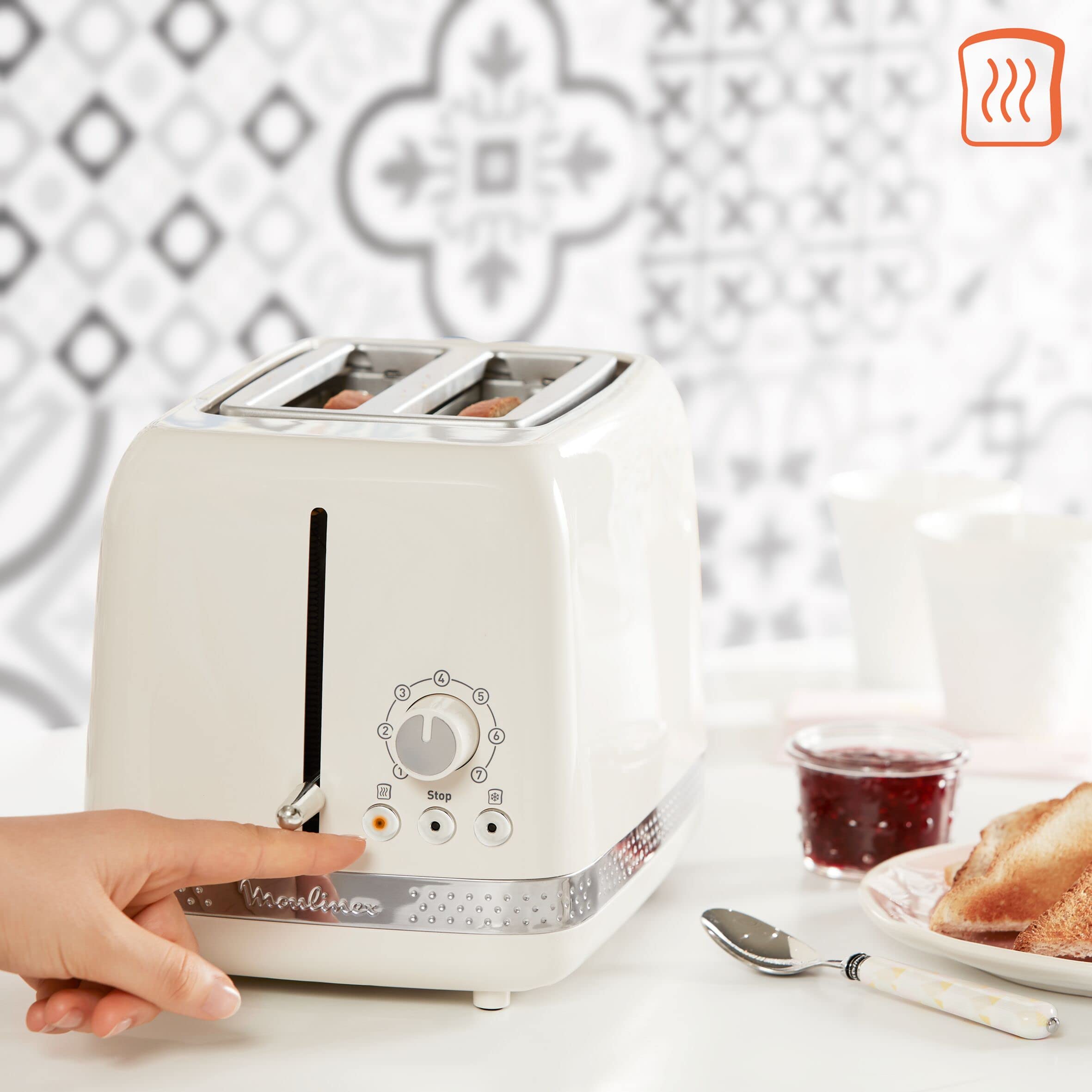 MOULINEX SOLEIL 2-SLOTS TOASTER LT300A10