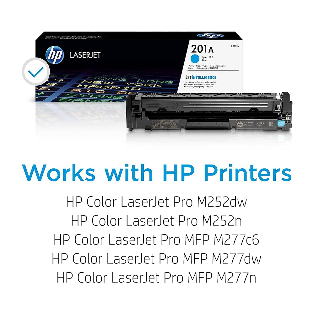 HP 201A Cyan Original LaserJet Toner Cartridge