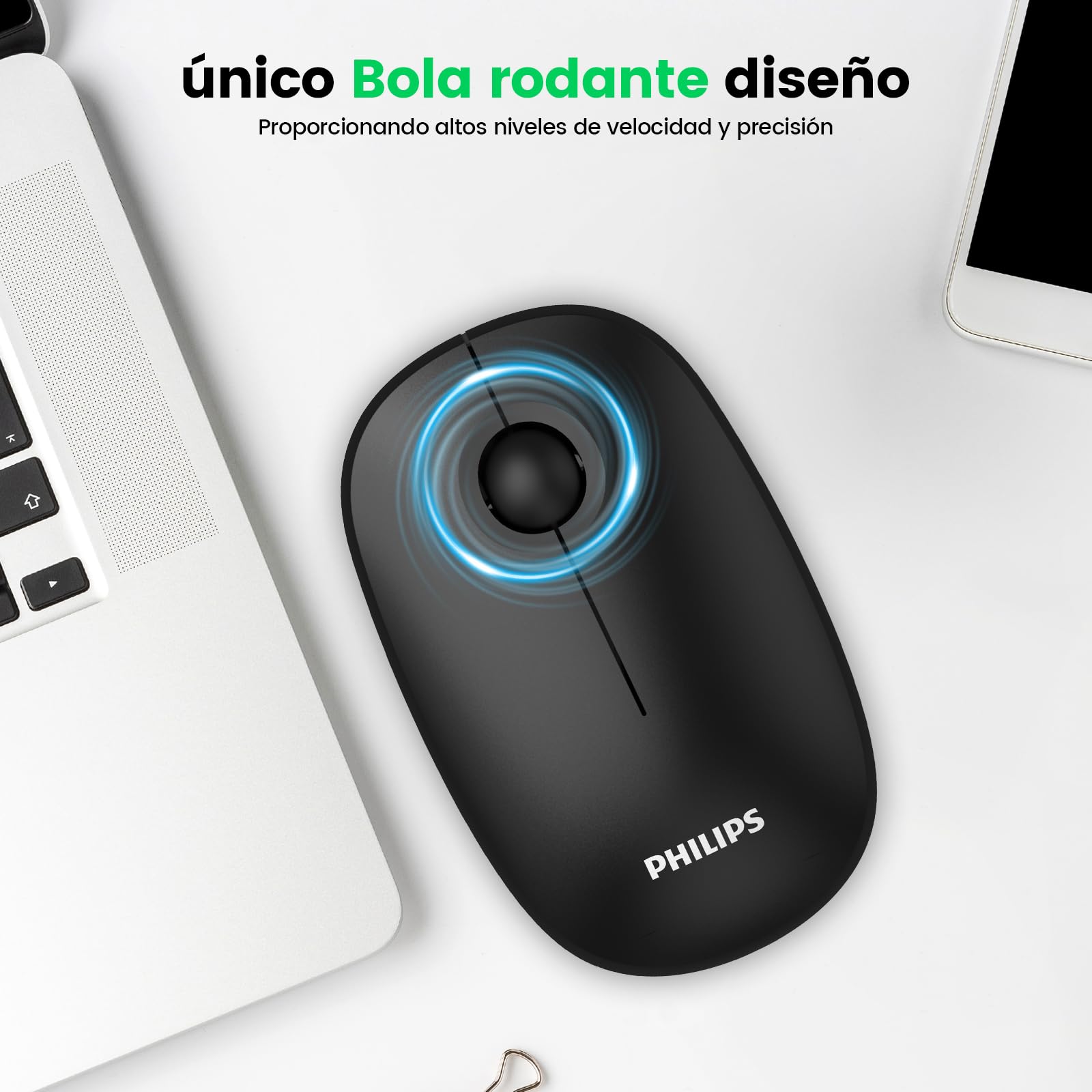 Philips Mouse Wireless SPK7378 Black MW-PH-SPK7438