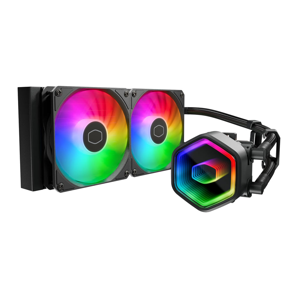 Fan Cooler Master MasterLiquid 240 Core II ARGB (MLW-D24M-A18PA-R1) FC-CM-MLW-D24M-A18PA-R1