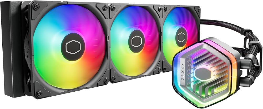 Cooling System Cooler Master MasterLiquid Atmos II 360 LCD BLACK (MLX-D36M-A25SZ-L1) CS-CM-MLX-D36M-A25SZ-L1-BLACK