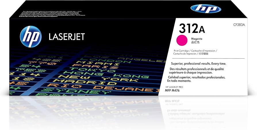 HP 312A Magenta Original LaserJet Toner Cartridge CF383A