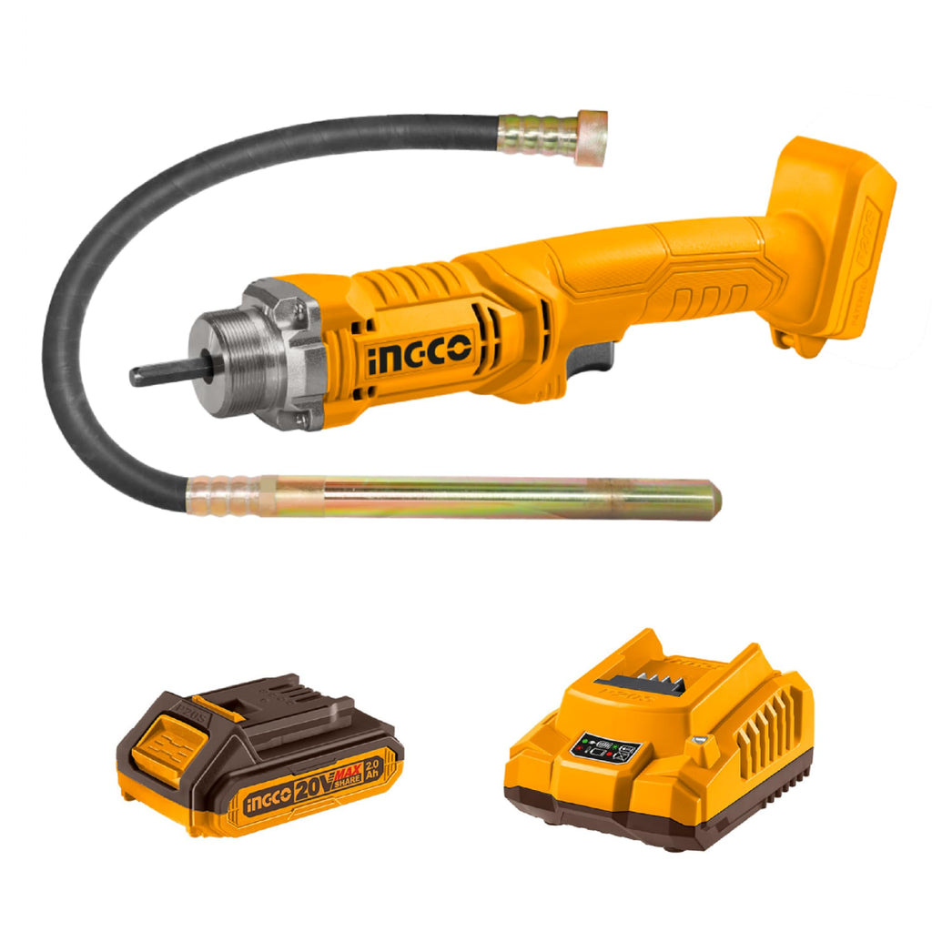 INGCO CONCRETE VIBRATOR CORDLESS  20 V