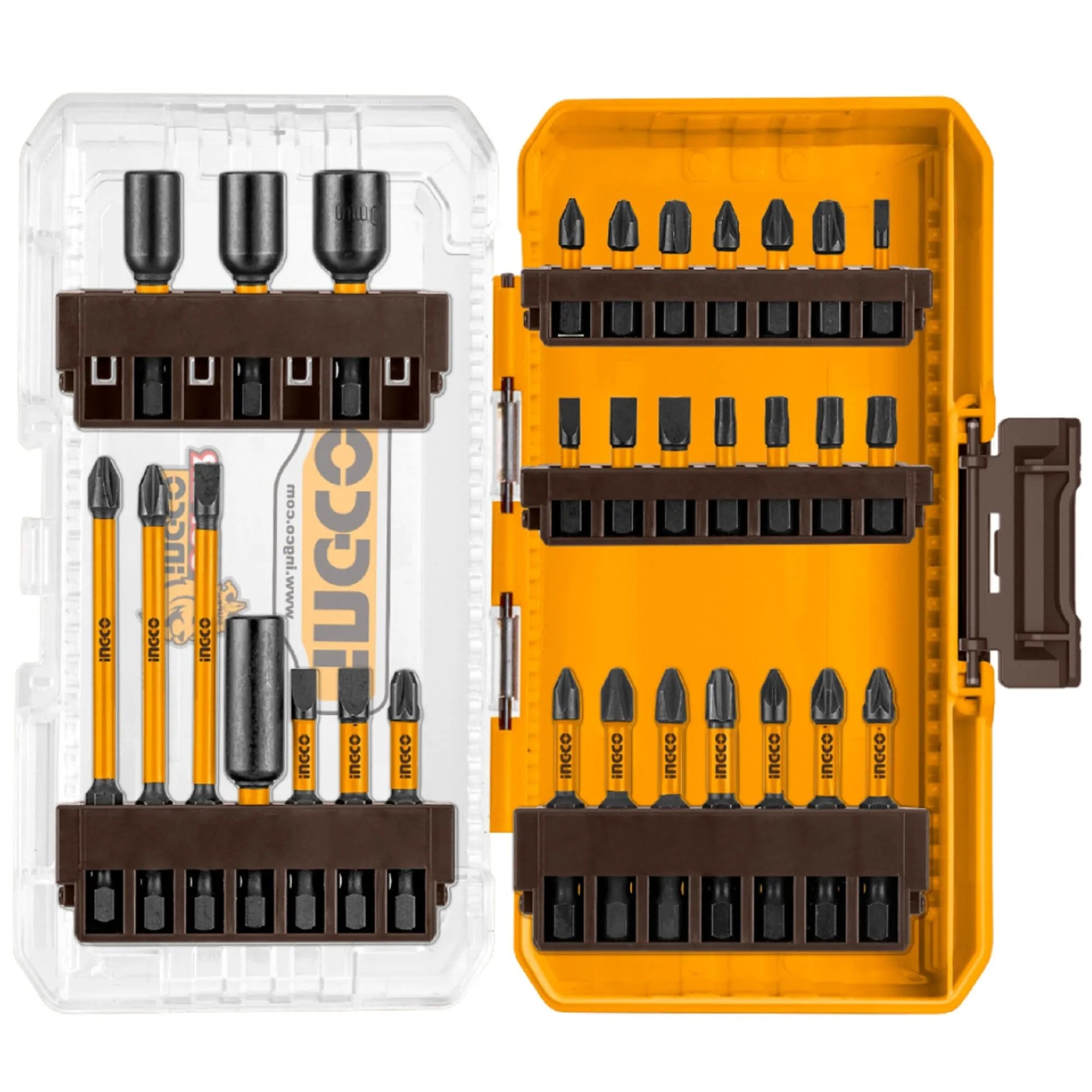INGCO 31 PCS IMPACT SCREWDRIVER BITS SET AKDL11306