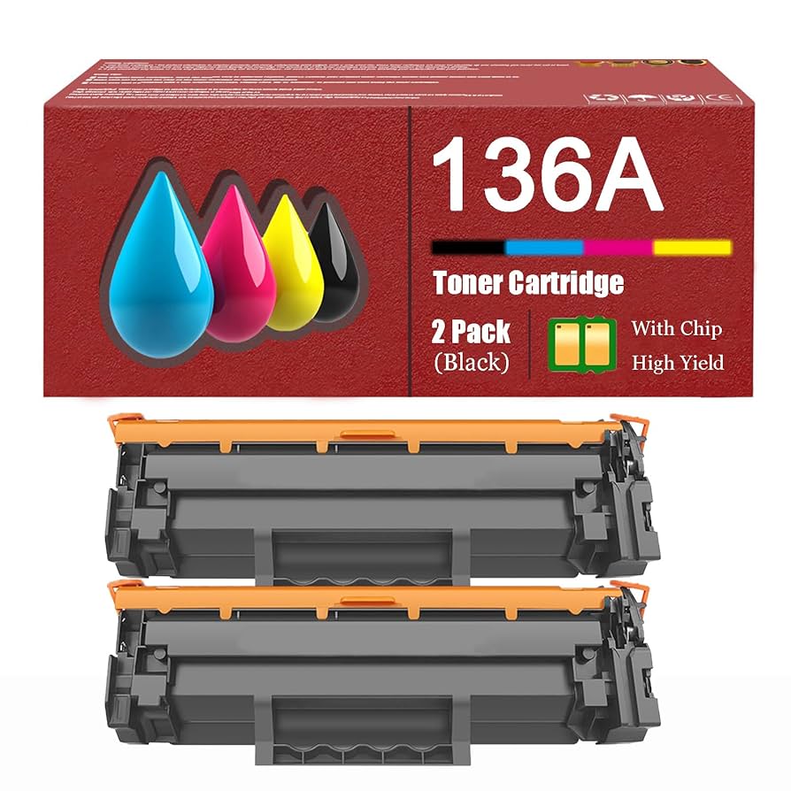 HP 136A Black Original LaserJet Toner Cartridge