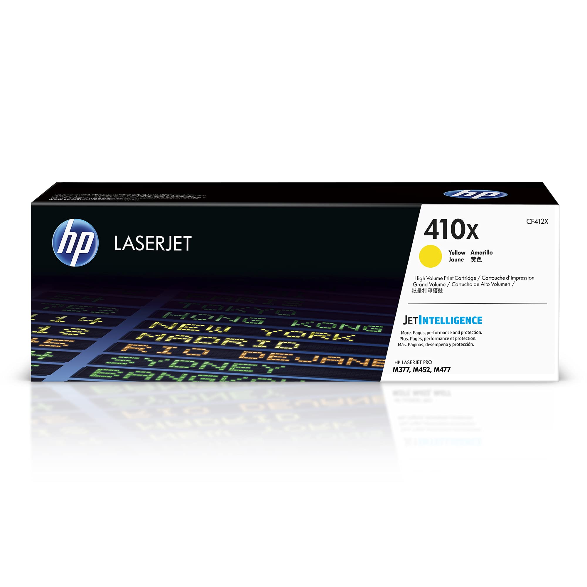HP 410X High Yield Yellow Original LaserJet Toner Cartridge