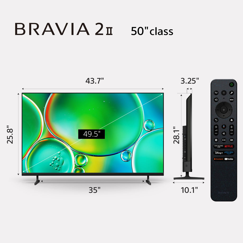 Sony BRAVIA 2 50 Inch 4K Ultra HD LED Smart TV K-50S20M2