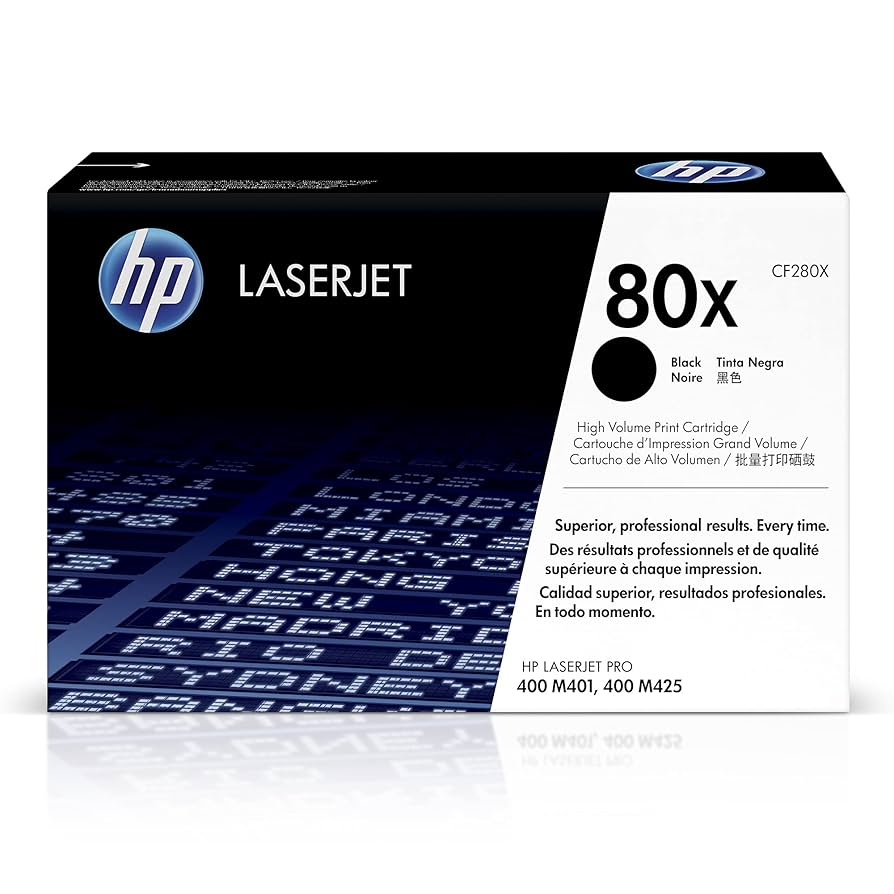 HP 80X Black LaserJet Toner Cartridge