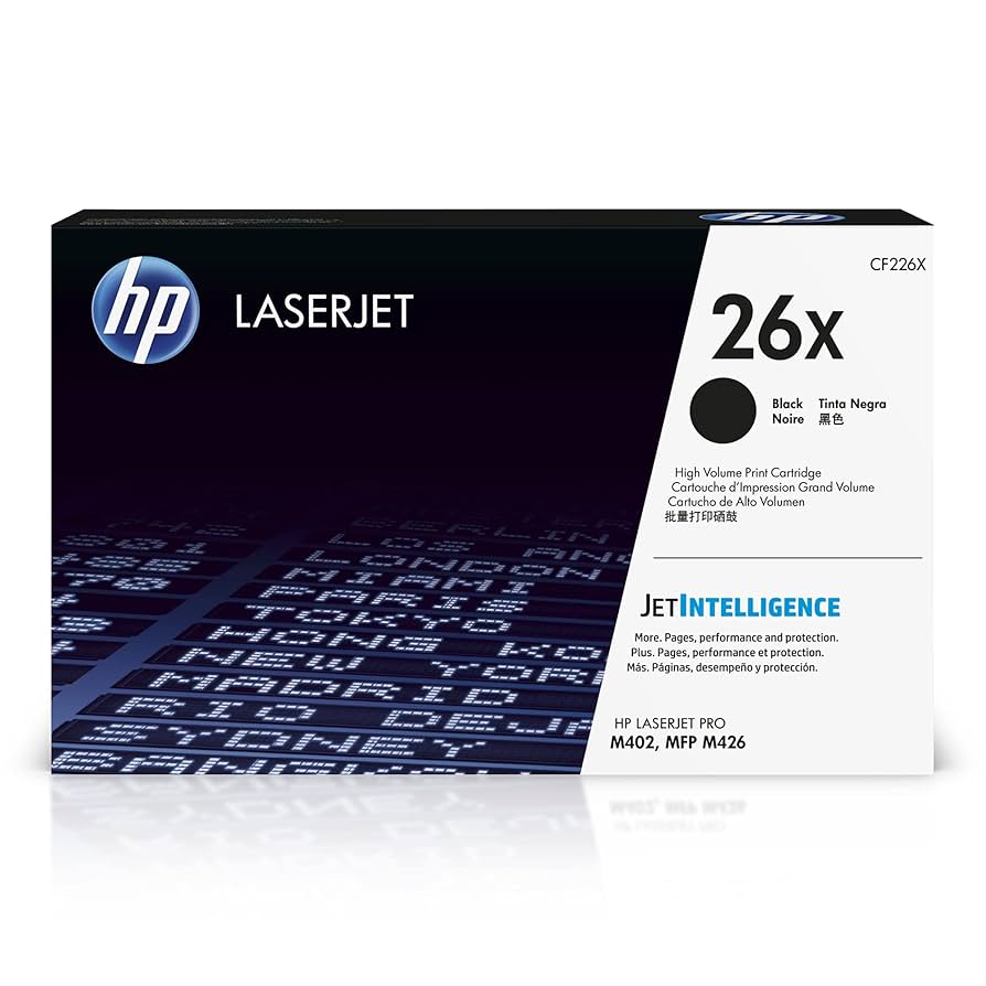 HP 26X High Yield Black Original LaserJet Toner Cartridge