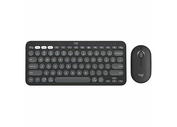 Logitech Pebble 2 Bluetooth Keyboard and Mouse Combo - Tonal Graphite - US INT'L