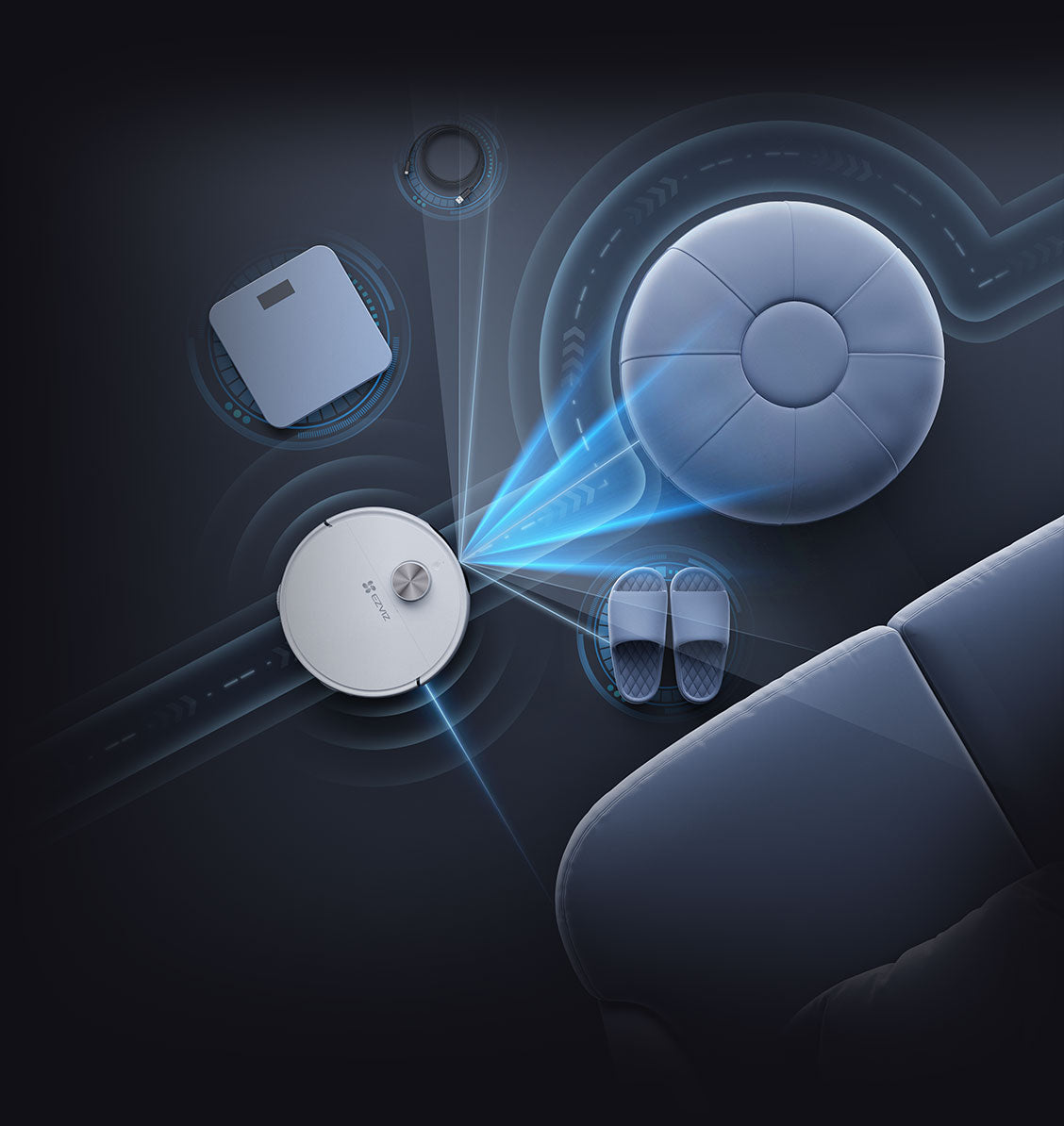 EZVIZ Robot Vacuum & Mop Combo RS20 MAX