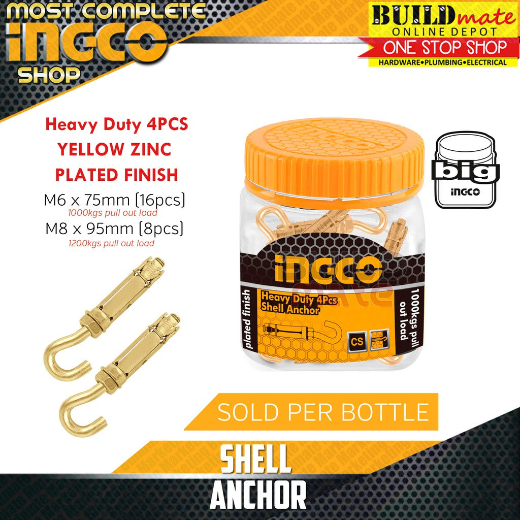 INGCO SHELL ANCHOR HEAVY DUTY  4 PCS