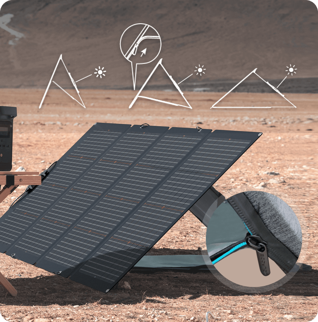 ECOFLOW PORTABLE 220W SOLAR PANEL (BIFACIAL)