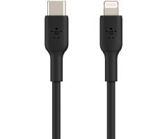 BELKIN BRAIDED USBC-C 2.0 100W CABLE 2M, BLACK CAB014BT2MBK