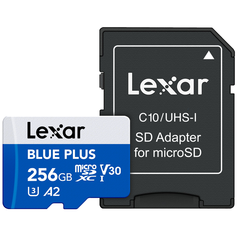 Lexar Blue Plus A1/V10 128GB microSDXC UHS-I Card LMSBLPL128G-BNANG