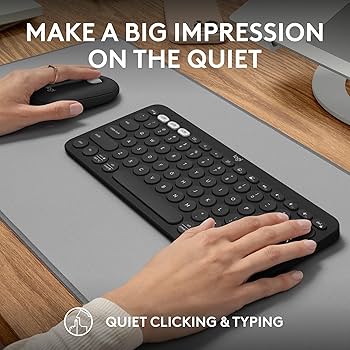 Logitech Pebble 2 Bluetooth Keyboard and Mouse Combo - Tonal Graphite - US INT'L