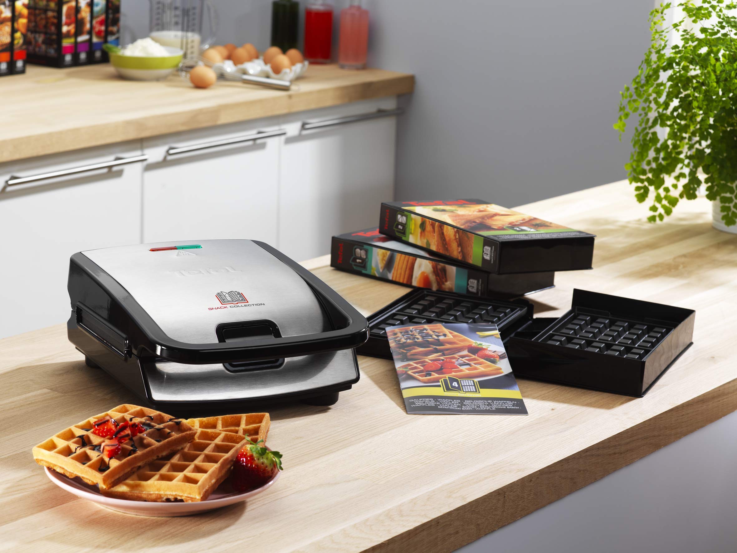 TEFAL MULTIFUNCTIONAL SANDWICH/WAFFLE MAKER SW853D12