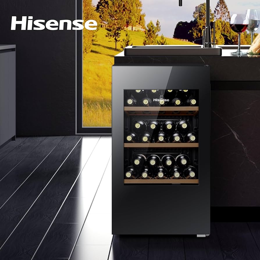 HISENSE REFRIGERATOR WINE COOLER 30 BOTTLES NEW EURO STANDARD 93 L