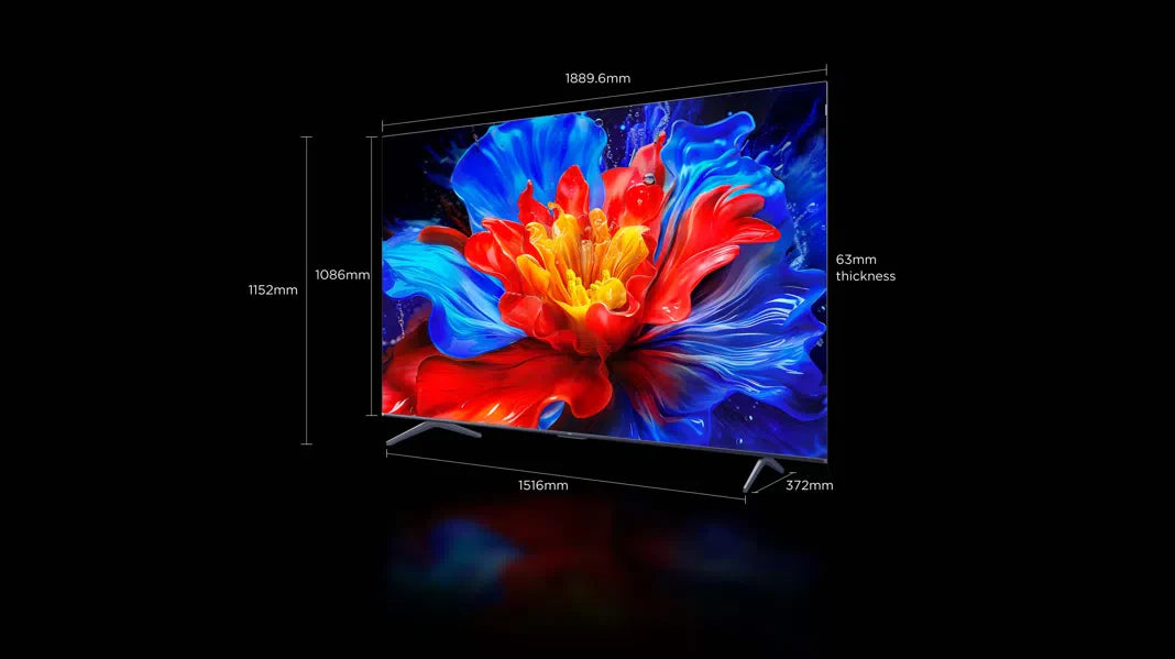 TCL TELEVISION 85" QLED PREMIUM 4K  GOOGLE TV