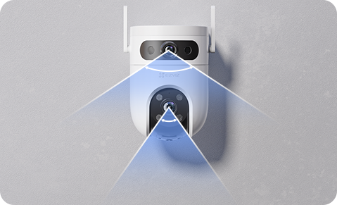 EZVIZ Dual-Lens Pan & Tilt Wi-Fi Camera 2K 3MP