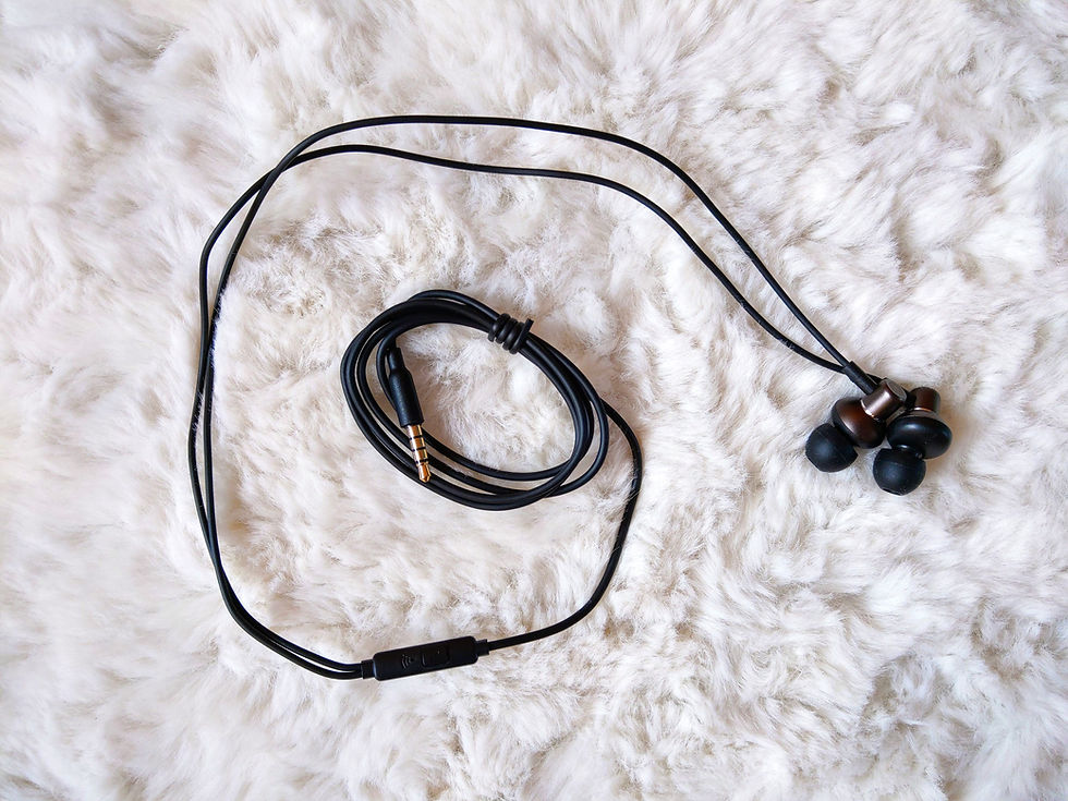 SonicGear HyperBass 3.5mm Wired Earphone - Gun Metal HYPERBASSBUDS1GM