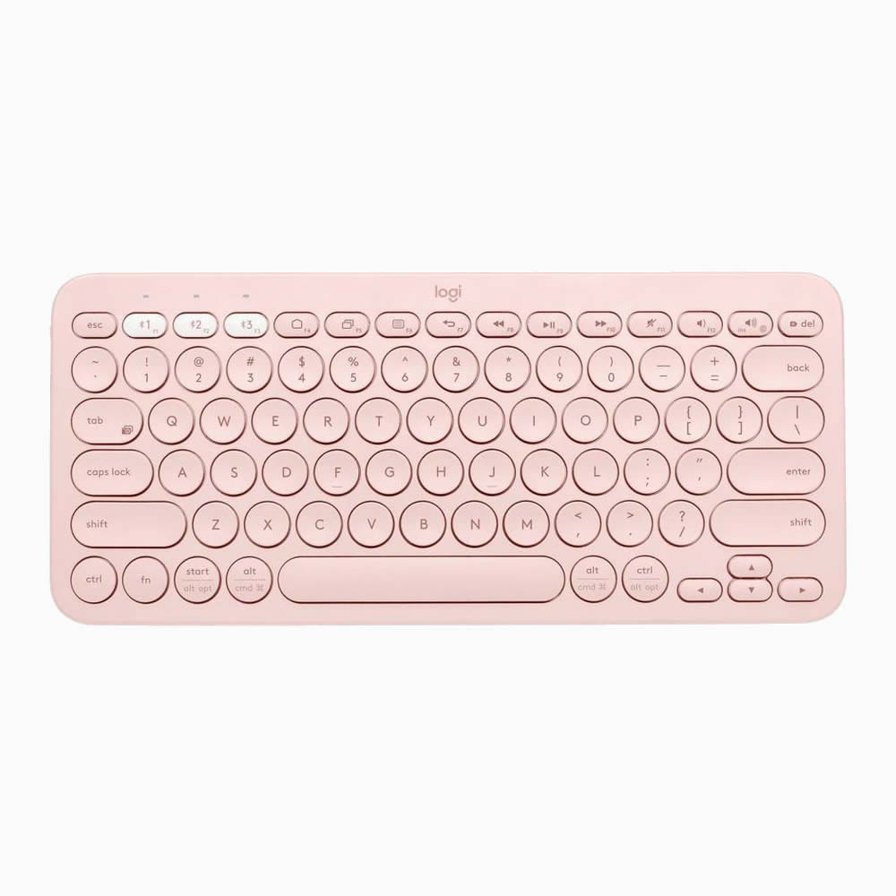 Logitech K380 US INT'L Multi-Device Bluetooth Keyboard - Rose