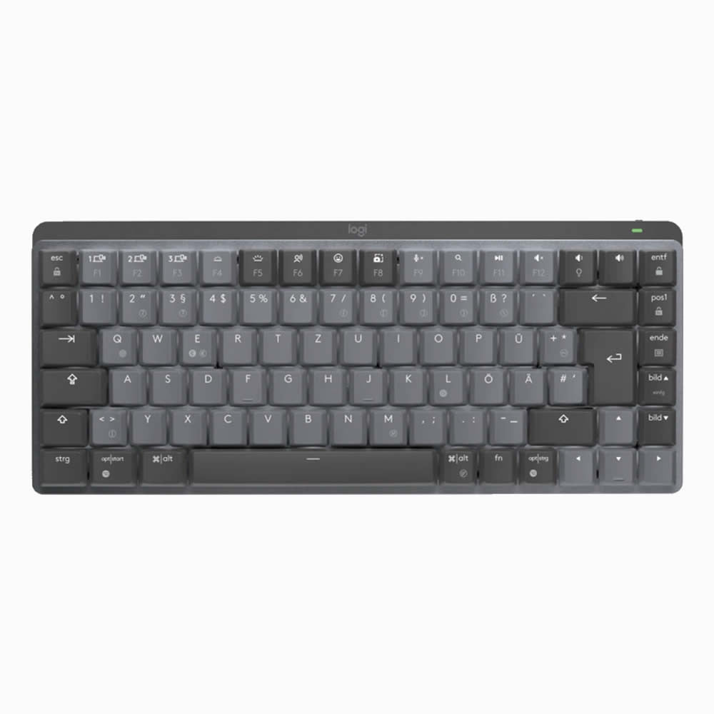 Logitech MX Mechanical Mini Wireless Illuminated Performance Keyboard - Graphite - Clicky