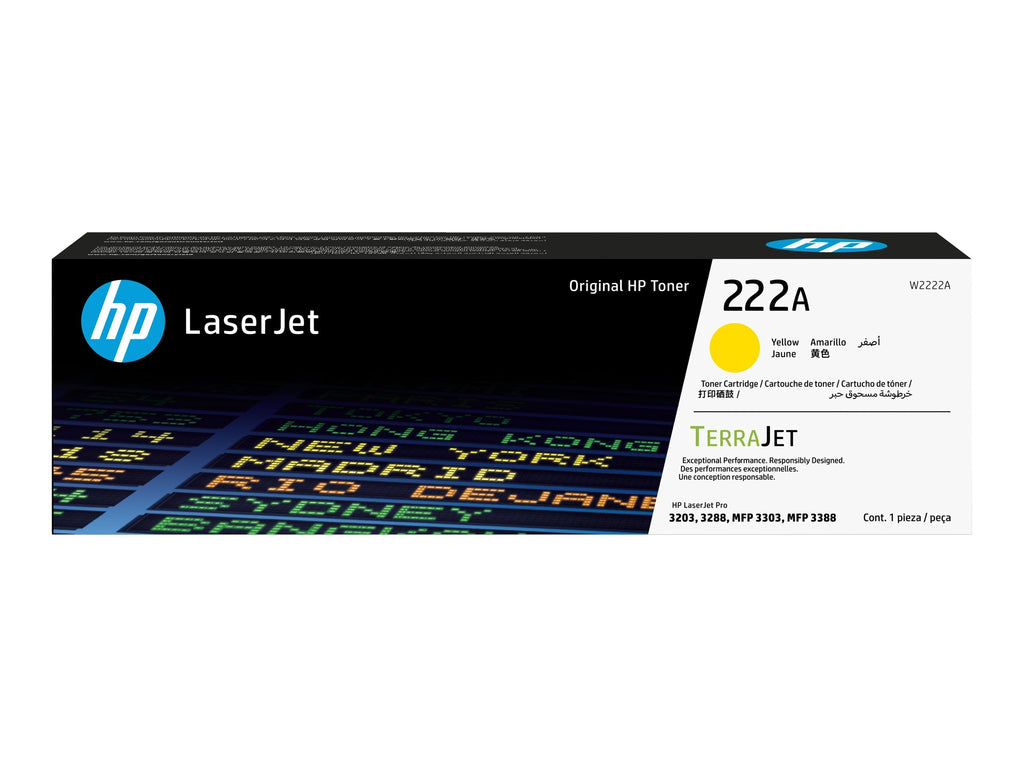HP 222A Yellow Original LaserJet Toner Cartridge