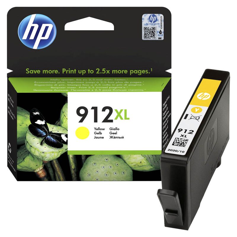 HP 912XL High Yield Cyan Original Ink Cartridge