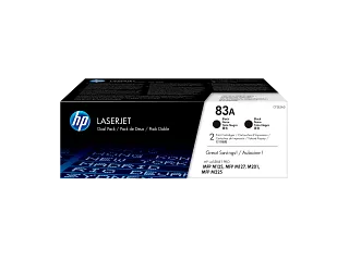 HP 83A 2-pack Black Original LaserJet Toner Cartridges (CF283AF)