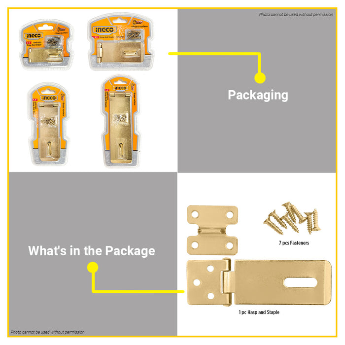 INGCO HASP AND STAPLE