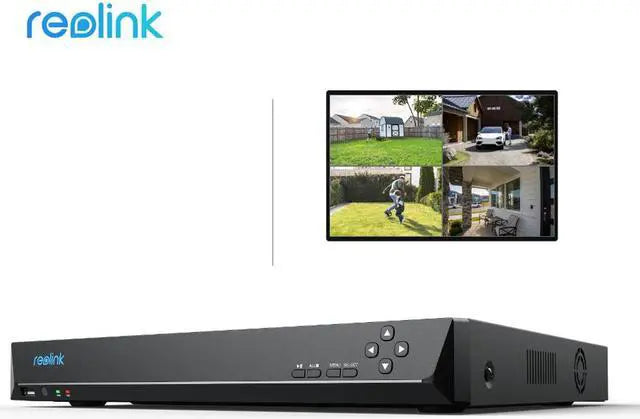 Reolink NVS36 36-Channel PoE NVR with 48TB Storage Capacity, Support Up to 16MP