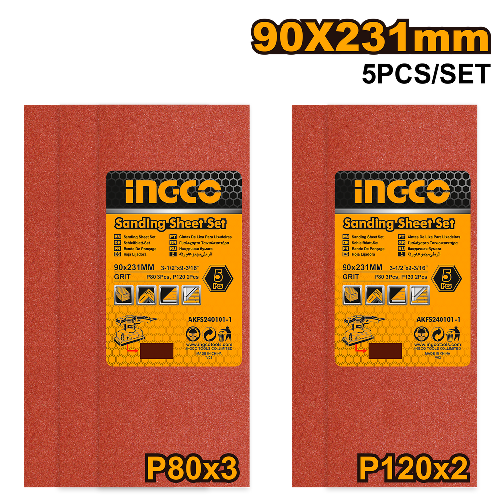INGCO SANDING SHEET SET