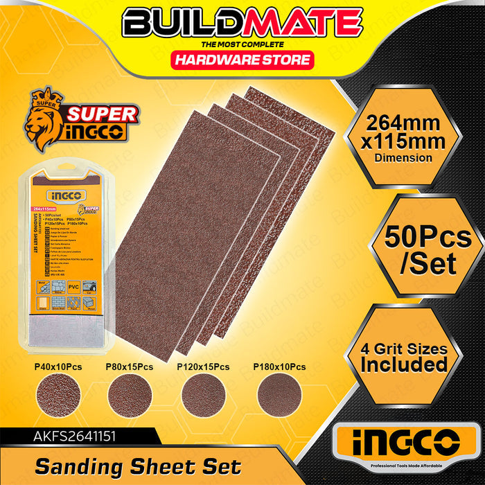 INGCO SANDING SHEET SET