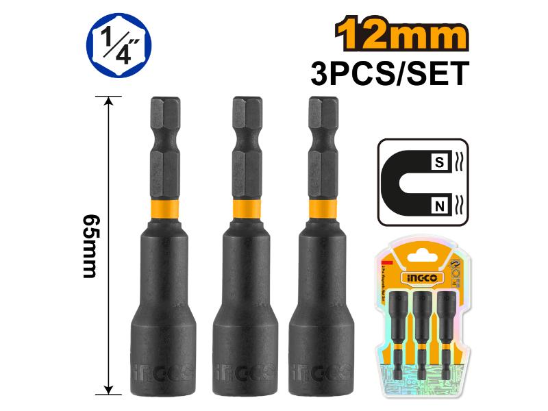 INGCO MAGNETIC NUT SET