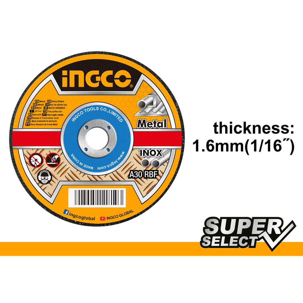 INGCO CUTTING DISC ABRASIVE METAL