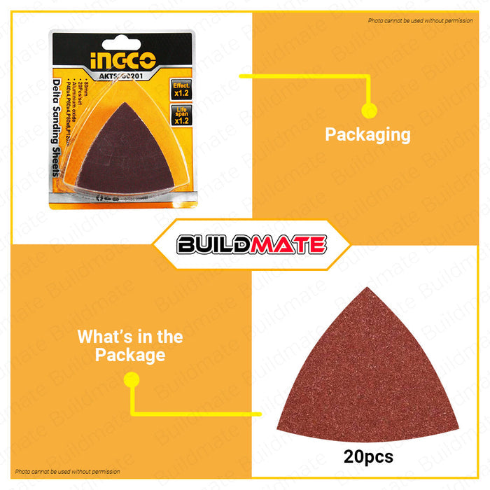 INGCO DELTA SANDING SHEETS