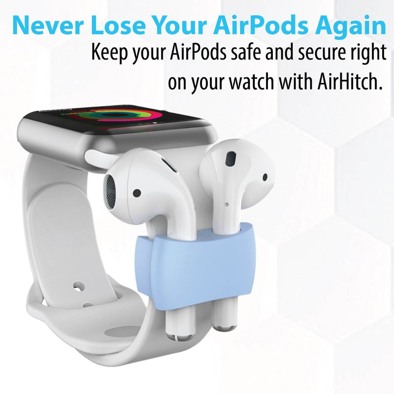 Promate Watch Band Holder Clip for AirPods (AIRHITCH.BLUE) PRO-AP-AIRHITCH.BLUE