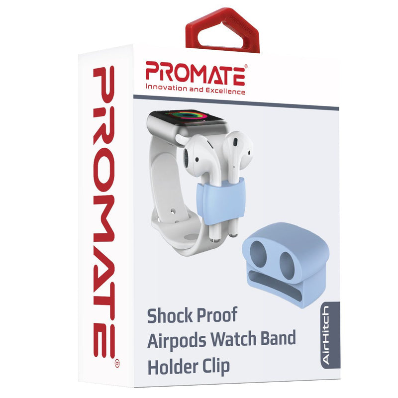 Promate Watch Band Holder Clip for AirPods (AIRHITCH.BLUE) PRO-AP-AIRHITCH.BLUE